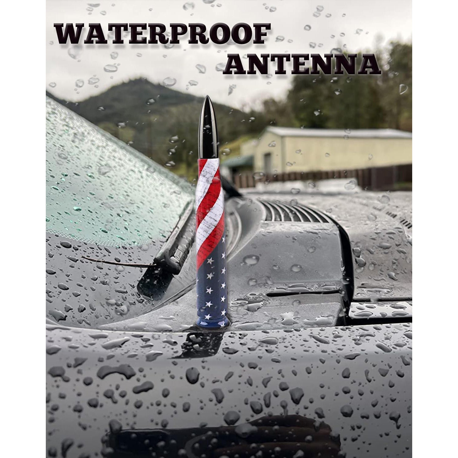 🚨 Bullet Antenna for Dodge Ram & Ford F-Series | Anti-Theft Lock⚡【Truck Pro】🇺🇸Flag Design Radio Antenna F150/F250/F350/Raptor/Bronco (1990-Current) - 360° Signal Booster 🚨 Bullet Antenna for Dodge Ram & Ford F-Series | Anti-Theft Lock⚡【Truck Pro】🇺🇸Flag Design Radio Antenna F150/F250/F350/Raptor/Bronco (1990-Current) - 360° Signal Booster